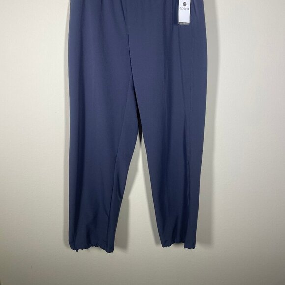 NWT! Apana Lightweight Activewear Pants Jogger Women's Large Gray Pockets Yoga! - Picture 2 of 7